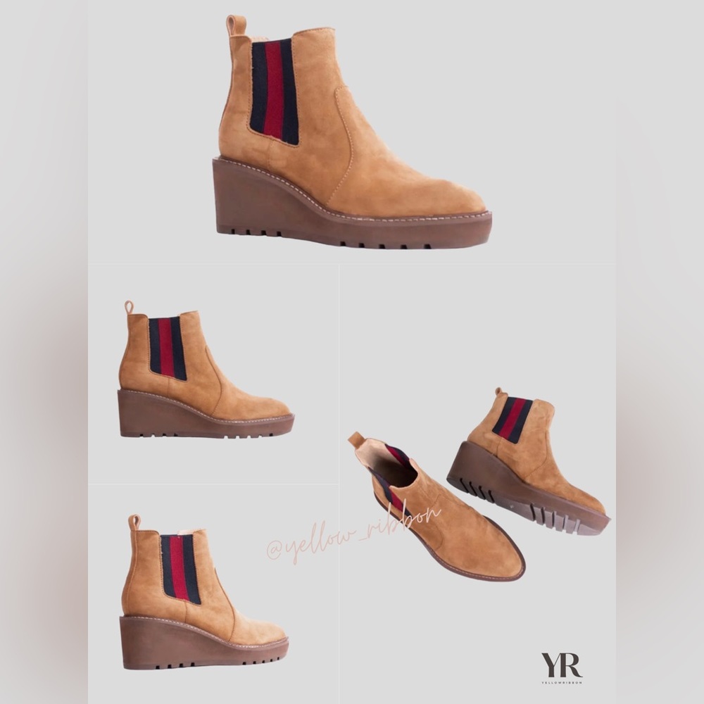 🆕 CECILIA Gemma Wedge Boots - Picture 4 of 6
